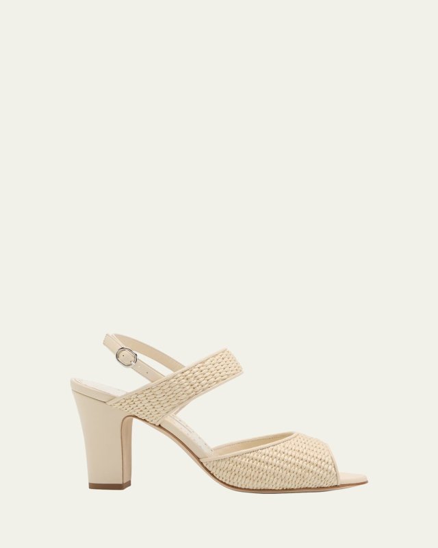 Khiko Woven Slingback Sandals